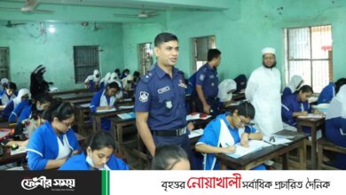 ফেনীতে এসএসসি পরীক্ষার কেন্দ্র পরিদর্শনে পুলিশ সুপার