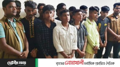 নোয়াখালীতে কিশোর গ্যাং এর ১৮ সদস্য আটক নোয়াখালীতে কিশোর গ্যাং এর ১৮ সদস্য আটক