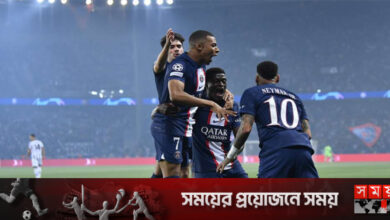 এমবাপ্পের জোড়া গোলে জিতল পিএসজি