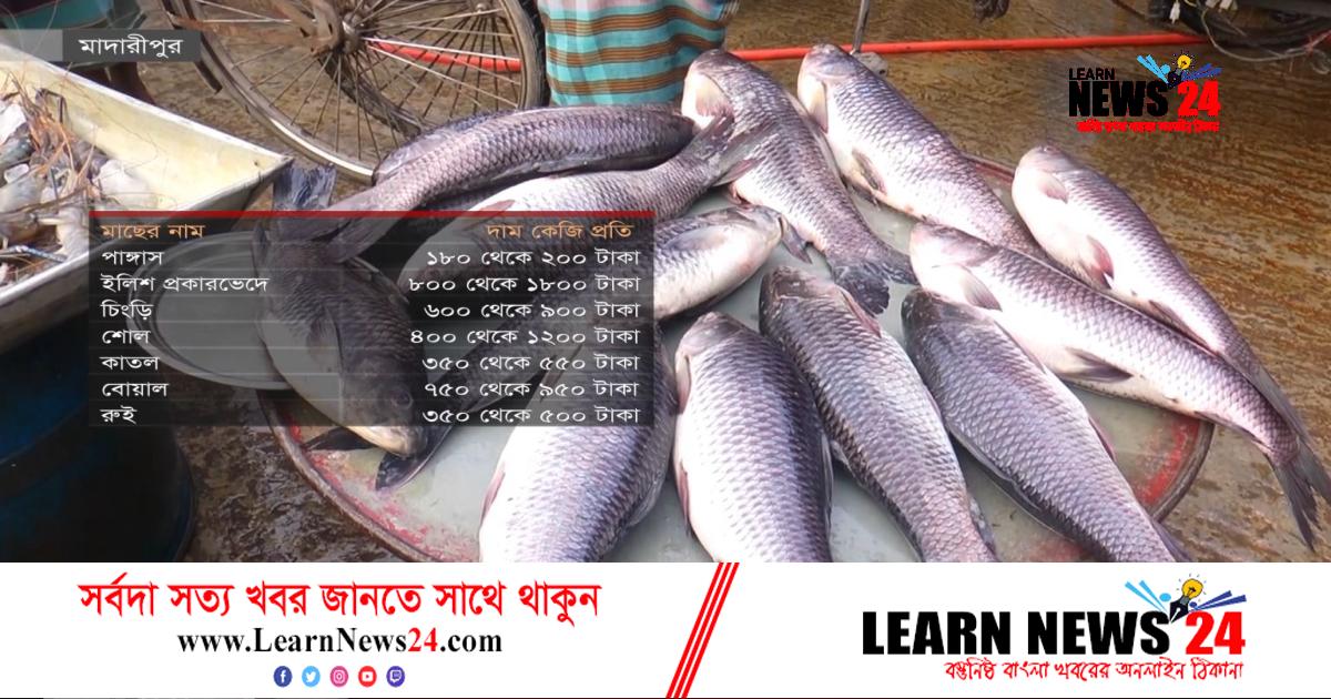 মাদারীপুরে আবার বেড়েছে মাছের দাম