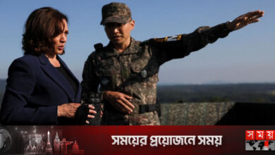 উত্তেজনার মধ্যে দক্ষিণ কোরিয়া সফরে কামালা হ্যারিস