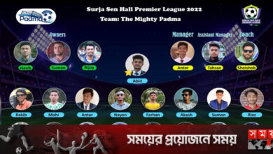 সূর্যসেন হল প্রিমিয়ার লিগে নতুন ফ্র্যাঞ্চাইজি ‘দ্য মাইটি পদ্মা’