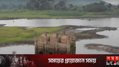 পানির নিচ থেকে জেগে উঠল মসজিদ, ৩ দশক পরও অক্ষত