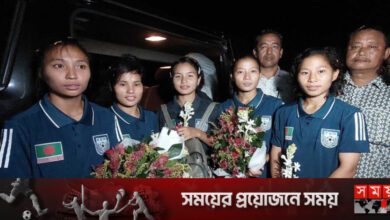 ছুটি পেয়ে বাড়ির পথে সাফজয়ী বাঘিনীরা, এলাকায় ঈদের আমেজ