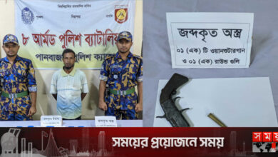 ক্যাম্প থেকে অস্ত্রসহ রোহিঙ্গা আটক