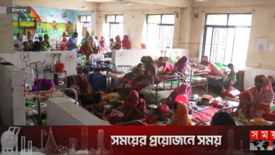 রোগীর চাপে তিলধারণের ঠাঁই নেই চাঁদপুর জেনারেল হাসপাতালে