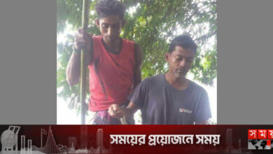 হাইল হাওড় থেকে অজগর সাপ উদ্ধার