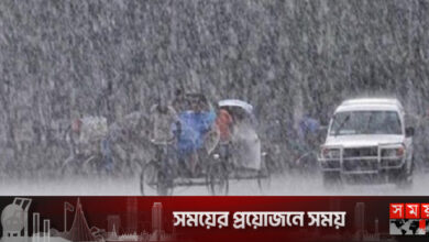 সারা দিন থাকবে ভারি বৃষ্টি