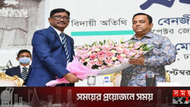 আইজিপিকে ডিএমপির বিদায় সংবর্ধনা