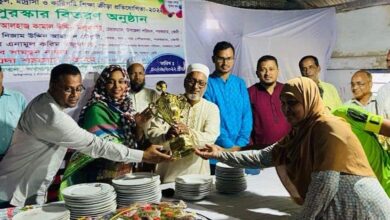 পরশুরামে ৪৯তম গ্রীষ্মকালীন জাতীয় স্কুল-মাদ্রাসার ক্রীড়া প্রতিযোগিতার পুরস্কার বিতরণ