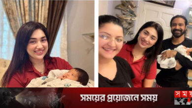 পরীমনির ছেলের জন্য উপহার নিয়ে গেলেন অপু বিশ্বাস