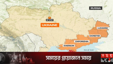 রাশিয়ায় যোগ দিতে গণভোটের সিদ্ধান্ত ইউক্রেনের চার অঞ্চলের