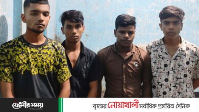 খাজুরিয়ায় দোকান কর্মচারী থেকে টাকা ছিনতাই, গ্রেফতার ৪