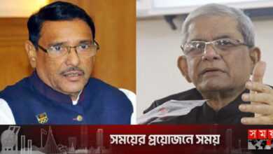 মির্জা ফখরুলকে ওবায়দুল কাদেরের চ্যালেঞ্জ