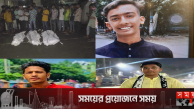 শীতলক্ষ্যায় নৌকা ডুবিতে প্রাণ গেলো তিন কিশোরের