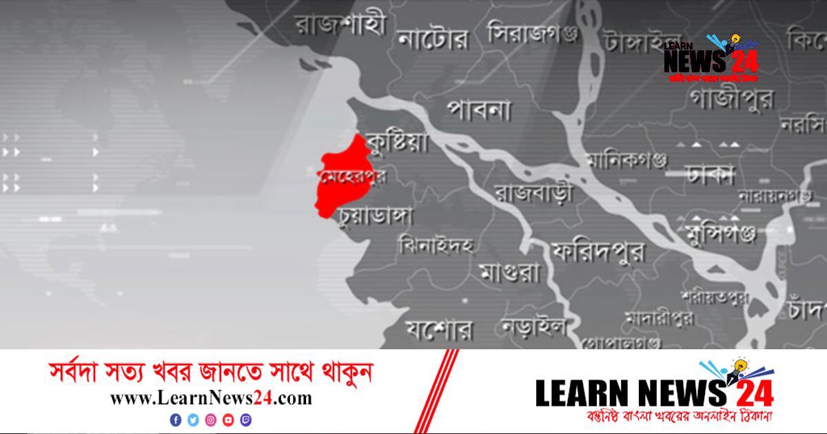 মেহেরপুরে ভ‍্যান উল্টে বাবা নিহত, ছেলে আহত