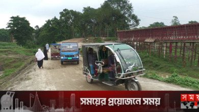চার মাস আগেই মেয়াদ শেষ, অর্ধেকও এগোয়নি সেতুর কাজ