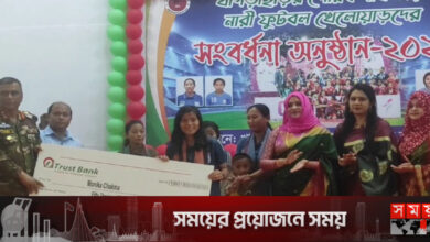 খাগড়াছড়িতে সাফজয়ী ফুটবলারদের সংবর্ধনা