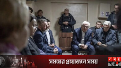 আশ্রয়কেন্দ্রে আশ্রয় নিতে বাধ্য হলেন জার্মান প্রেসিডেন্ট