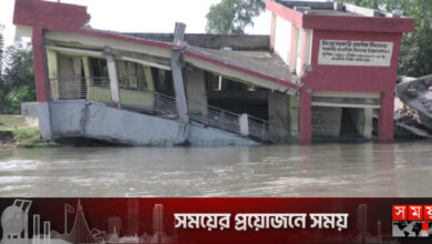 যমুনা নদীতে ফের ভাঙন, বিলীন স্কুলভবন
