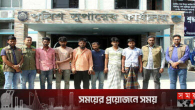 যাত্রীবাহী বাসে ডাকাতি: ৬ ডাকাত গ্রেফতার