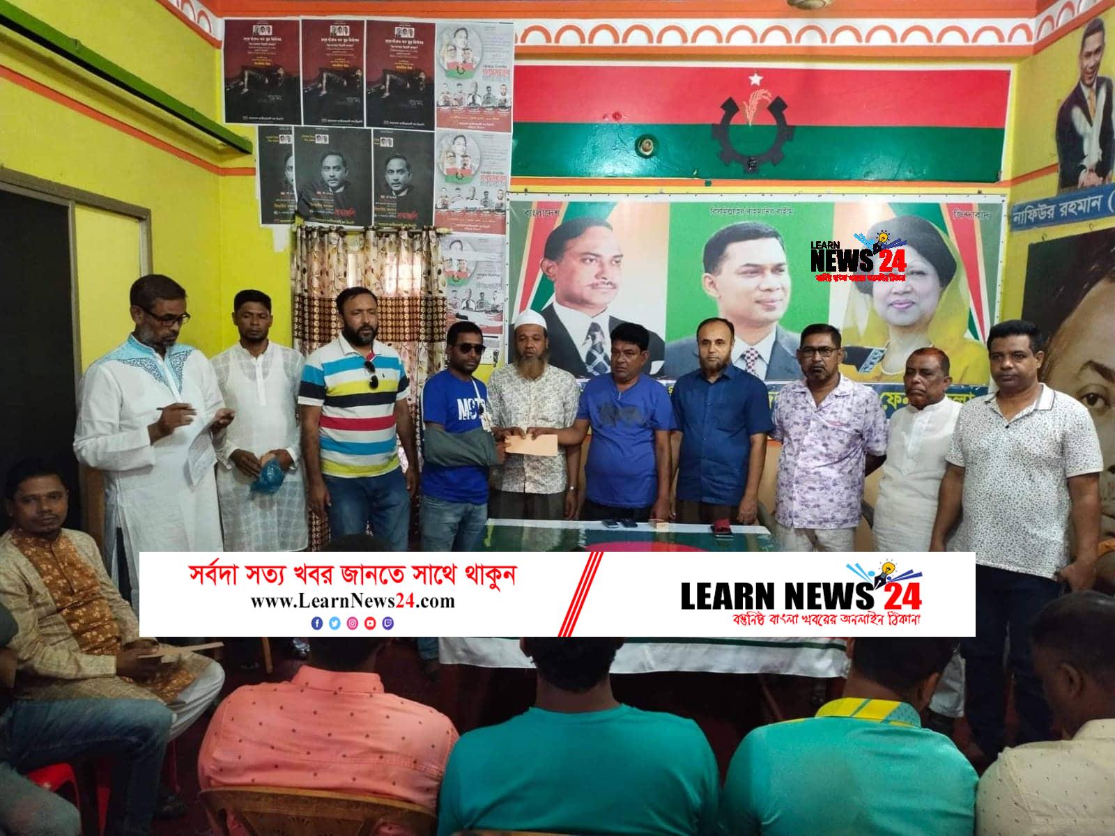 ফেনীতে আহত নেতাদের আর্থিক অনুদান দিল বিএনপি