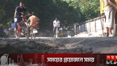 সৈয়দপুর পৌরসভার ৮০ ভাগ সড়কই বেহাল