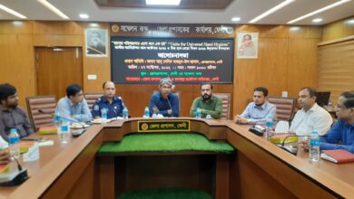 ফেনীতে জাতীয় স্যানিটেশন মাস ও বিশ্ব হাত ধোয়া দিবসে শোভাযাত্রা