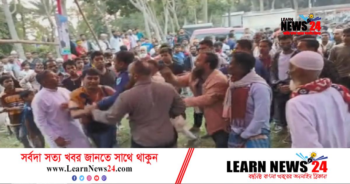 সংসদ সদস্যের উপস্থিতিতে ককটেল বিস্ফোরণ, আহত ১০ সংসদ সদস্যের উপস্থিতিতে ককটেল বিস্ফোরণ, আহত ১০