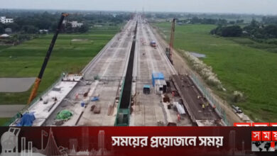 দেশের প্রথম এলিভেটেড রেল স্টেশনের কাজ চলছে জোরেশোরে