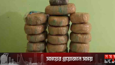 পরিত্যক্ত ঘরে ৩৮ কেজি গাঁজাসহ স্বামী-স্ত্রী আটক