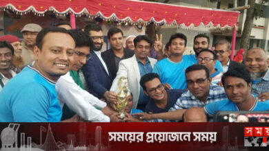 হিলিতে বাংলাদেশ-ভারত সাংবাদিক ফ্রেন্ডশিপ ফুটবল ম্যাচ অনুষ্ঠিত