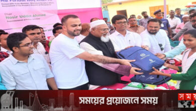 জামালপুরে অস্বচ্ছল শিক্ষার্থীদের মাঝে শিক্ষাসামগ্রী বিতরণ