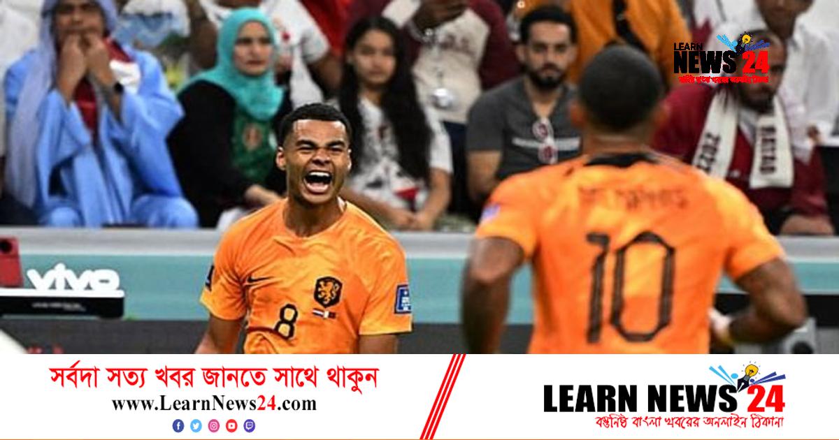 কাতারকে অনায়াসে হারিয়ে গ্রুপসেরা ডাচরা কাতারকে অনায়াসে হারিয়ে গ্রুপসেরা ডাচরা