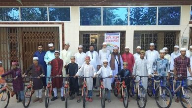 সোনাগাজীতে ৪০ দিন জামাতে পাঁচ ওয়াক্ত নামাজ আদায় করায় ১০ শিশু-কিশোর পেল সাইকেল সোনাগাজীতে ৪০ দিন জামাতে পাঁচ ওয়াক্ত নামাজ আদায় করায় ১০ শিশু-কিশোর পেল সাইকেল