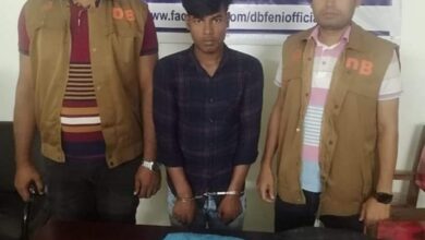 ফুলগাজীতে গাঁজা সহ মাদক বিক্রেতা আটক