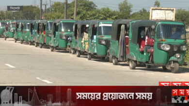 সিলেটে নম্বরবিহীন অটোরিকশায় সয়লাব