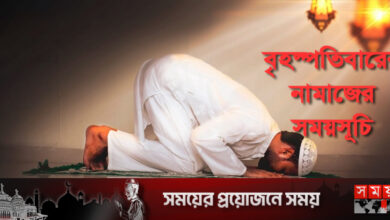 ৮ নভেম্বর: নামাজের সময়সূচি