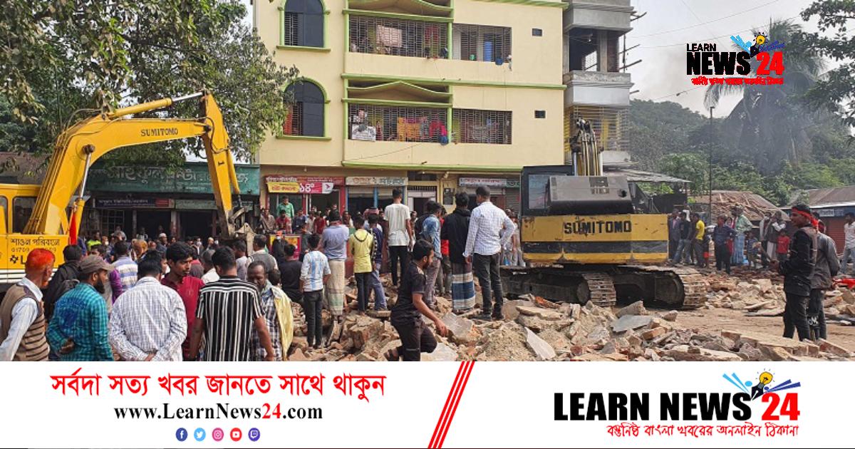 ব্রাহ্মণবাড়িয়ায় সওজের উচ্ছেদ অভিযান ব্রাহ্মণবাড়িয়ায় সওজের উচ্ছেদ অভিযান