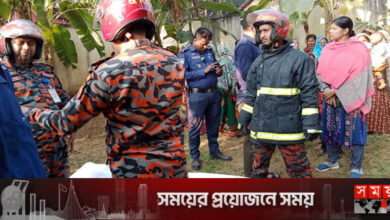 আগুনে পুড়ে ঘুমন্ত পুলিশ সদস্যের মৃত্যু