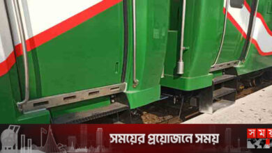 প্লাটফর্মের কার্নিশে ঘর্ষণে আটকে গেল ট্রেন, অতঃপর…