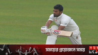 প্রথম বলেই শান্তর বিদায়