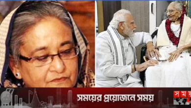 নরেন্দ্র মোদির মায়ের মৃত্যুতে শেখ হাসিনার সমবেদনা