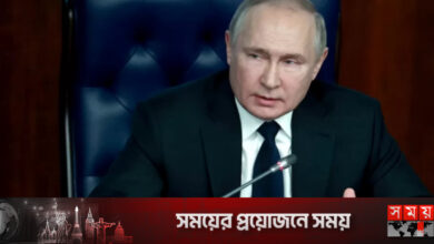 ইউক্রেনে হামলার জন্য তৃতীয় শক্তি দায়ী: পুতিন