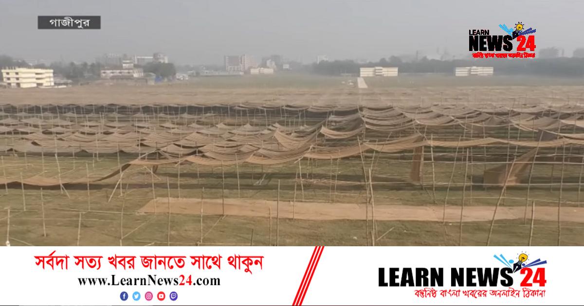 তুরাগতীরে চলছে বিশ্ব ইজতেমার প্রস্তুতি