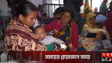 কুড়িগ্রামে শীতের তীব্রতায় হাসপাতালে রোগীর চাপ