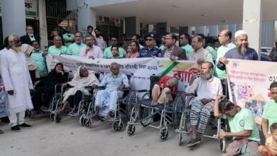 ফেনীতে আন্তর্জাতিক প্রতিবন্ধী দিবসে শোভাযাত্রা