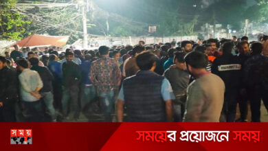 আশ্বাস পেয়ে অবরোধ তুলে নিলো ঢাকা কলেজ ছাত্রলীগ