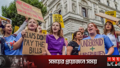 ইতিহাসের সবচেয়ে বড় ধর্মঘটে ব্রিটেনের নার্সরা