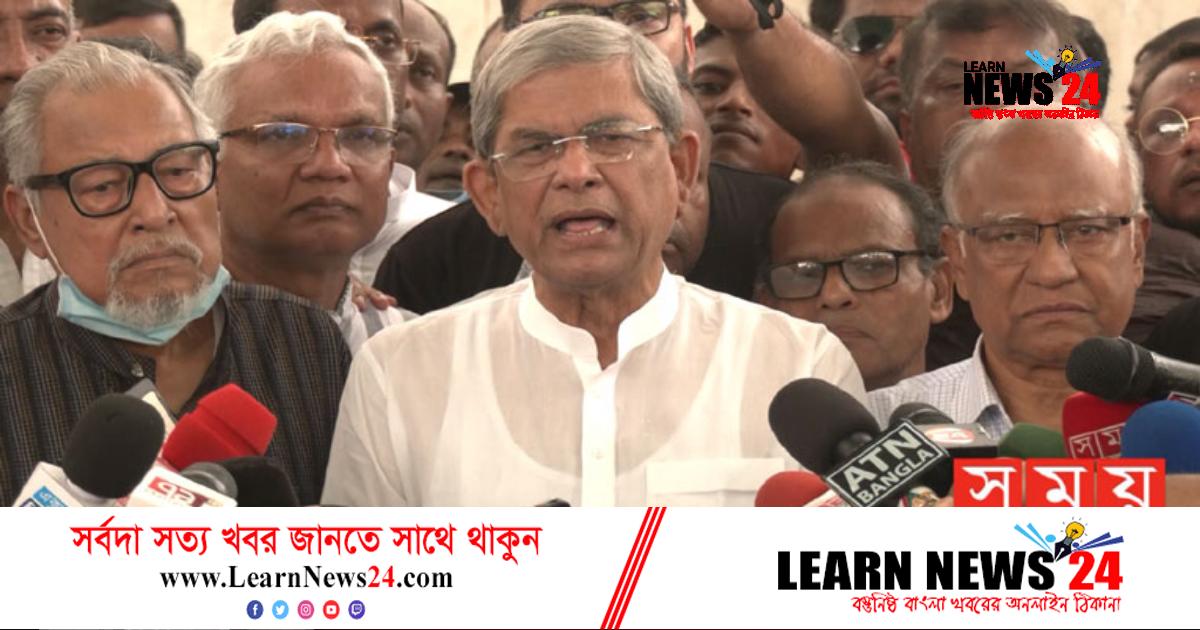 গাড়ি ভাঙচুর মামলায় হাজিরা দিলেন মির্জা ফখরুল